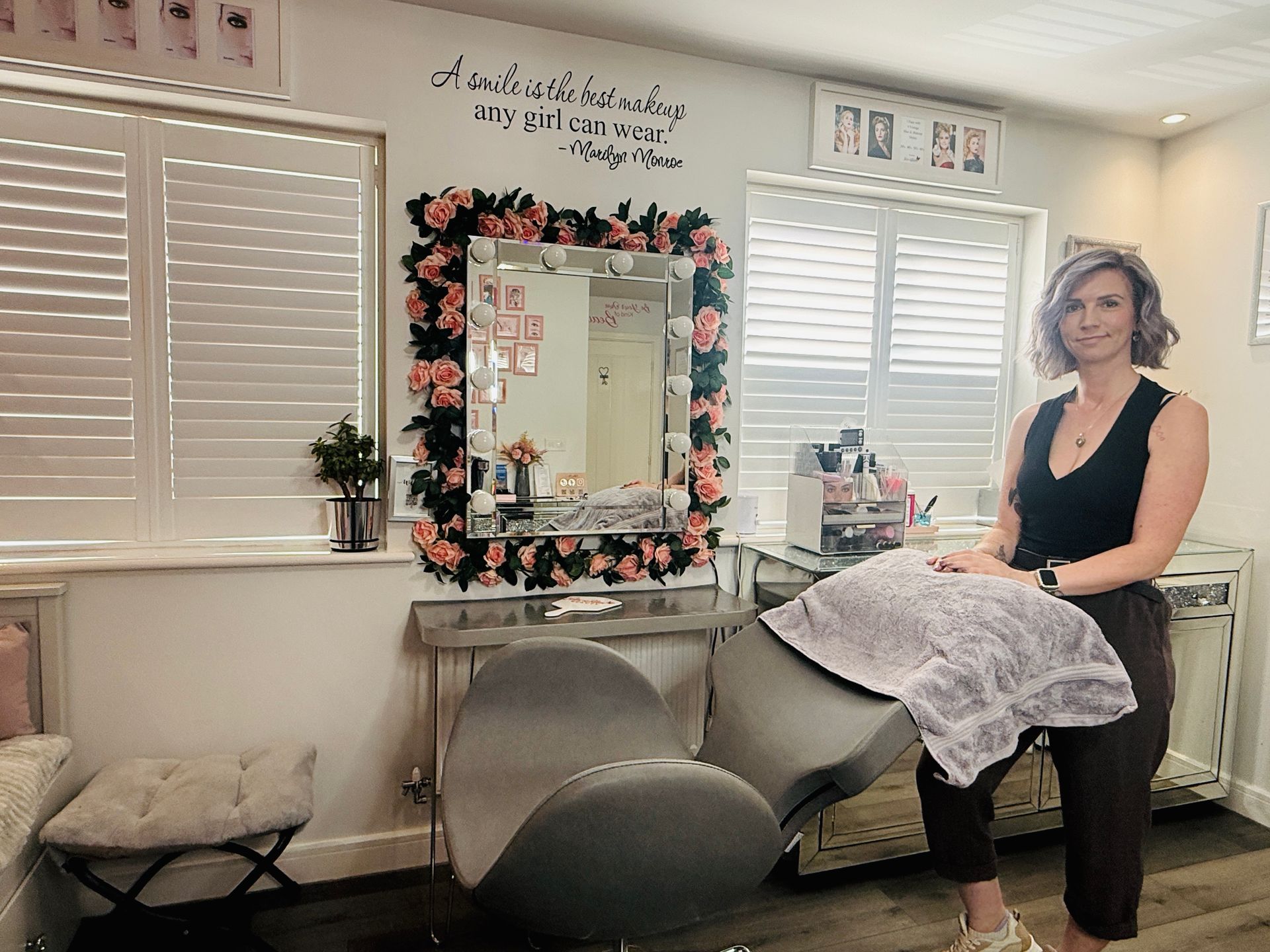 Jax-Glam Beauty home salon Lyde Green Bristol beauty room