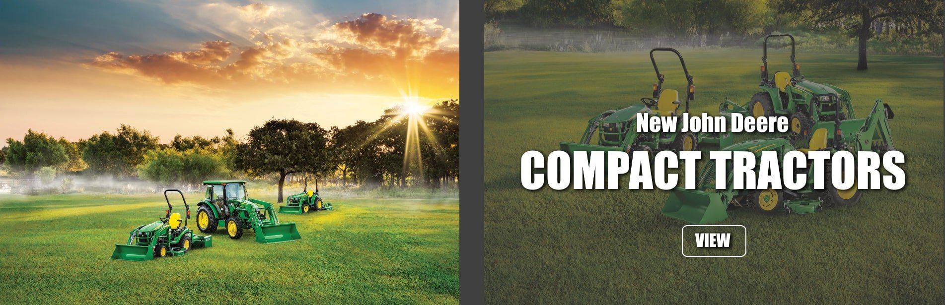 New John Deere Compact Tractors