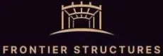 Frontier Structures logo with a stylized bridge icon on a dark background