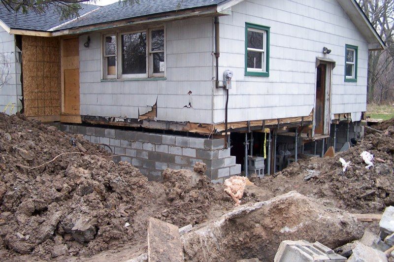 The Pro Seal team working on an exterior foundation waterproofing project in the Niagara Falls, Welland & St. Catharines region.