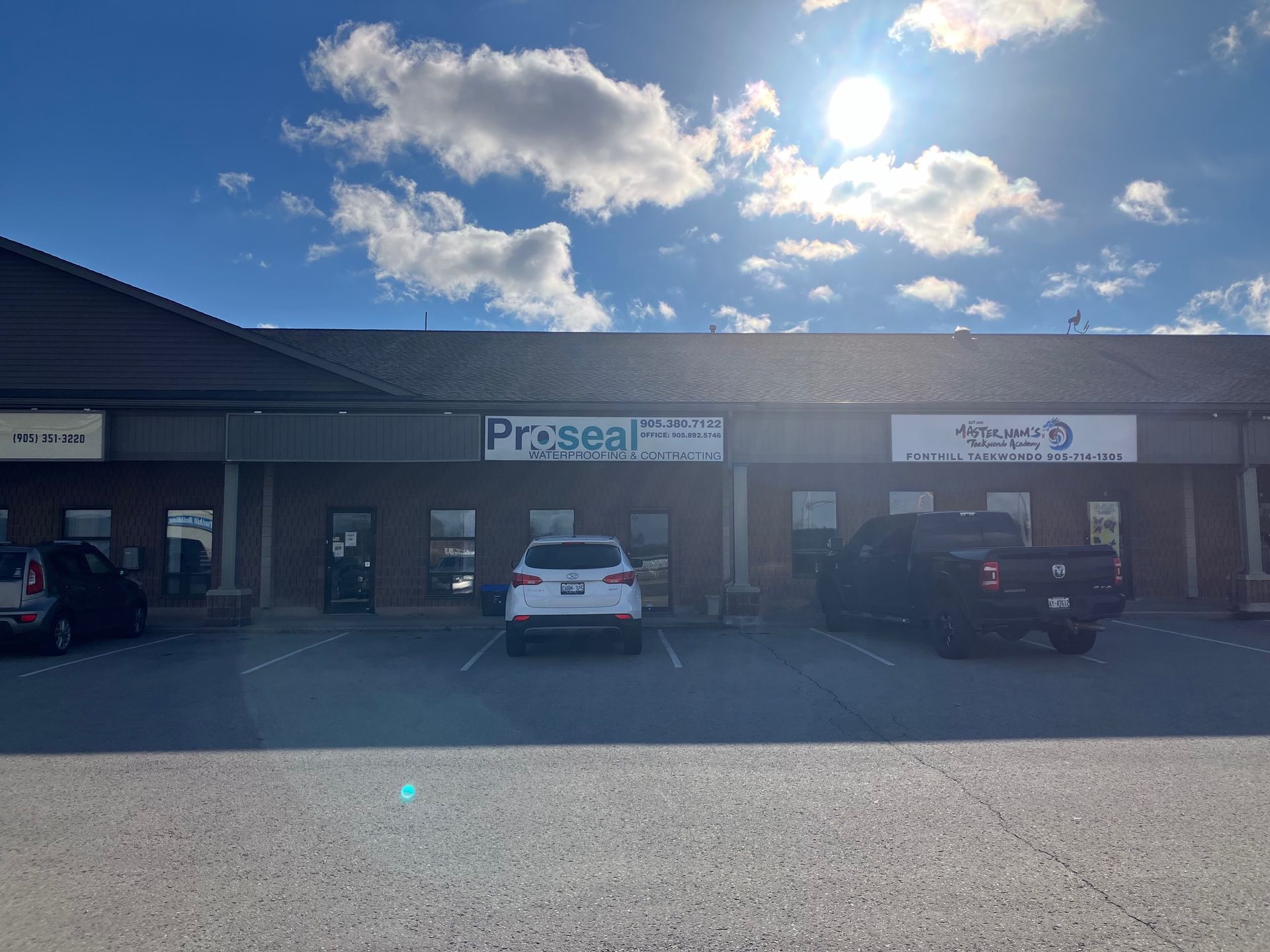 The Pro Seal Waterproofing team HQ in the Niagara region.