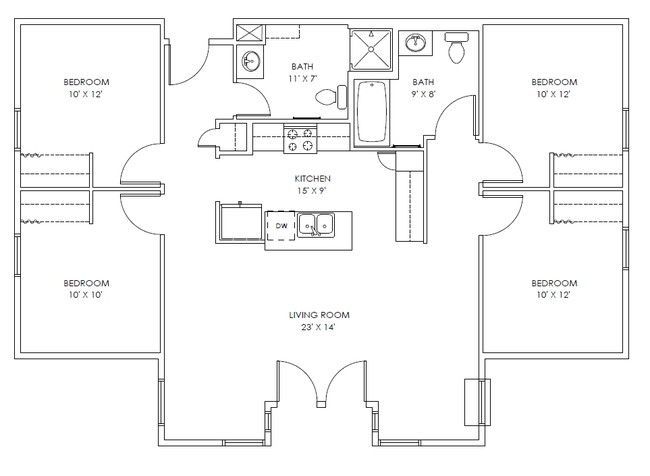 the Eastgate Apartment complex