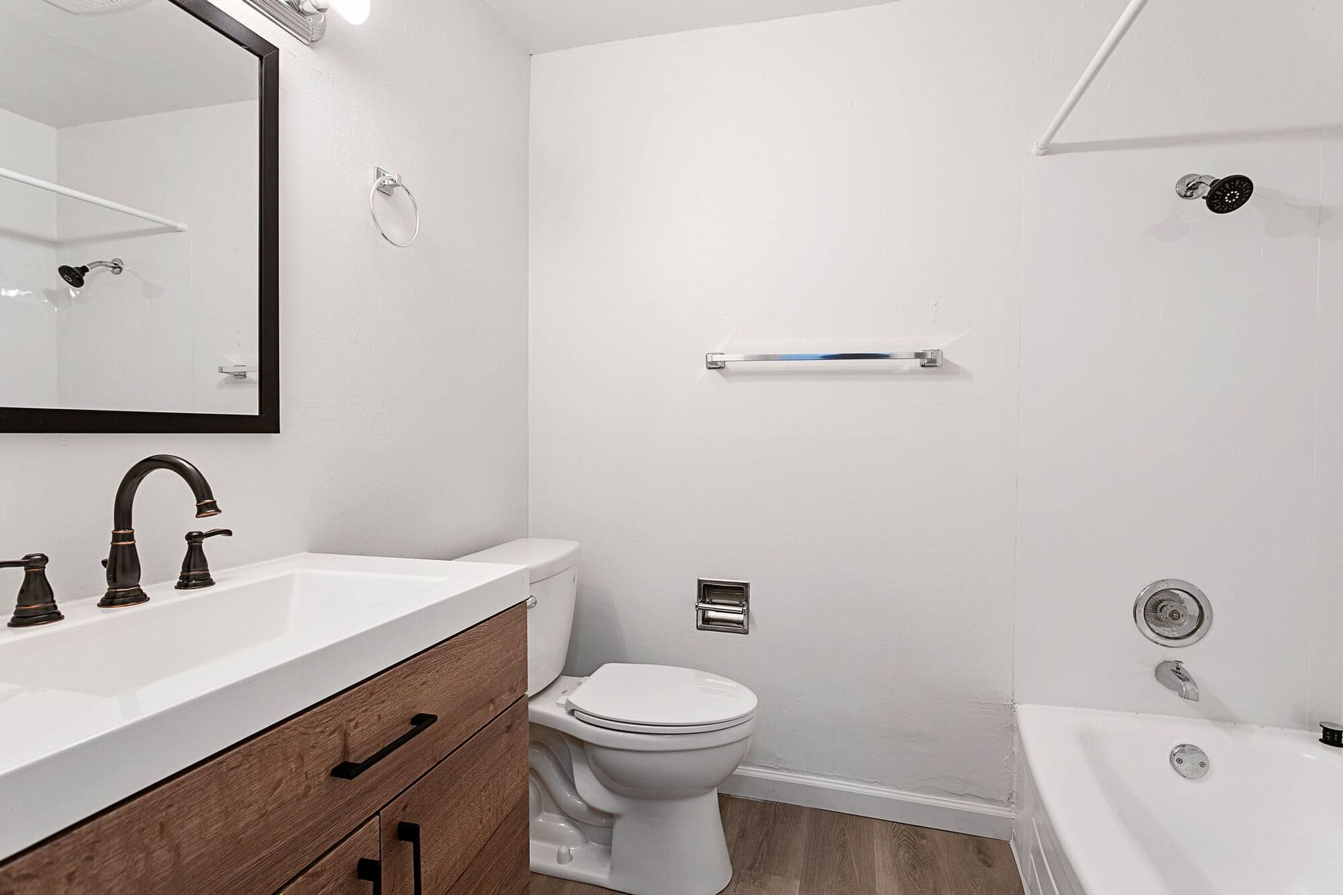 the interior of a unit at the Fairway Apartments
