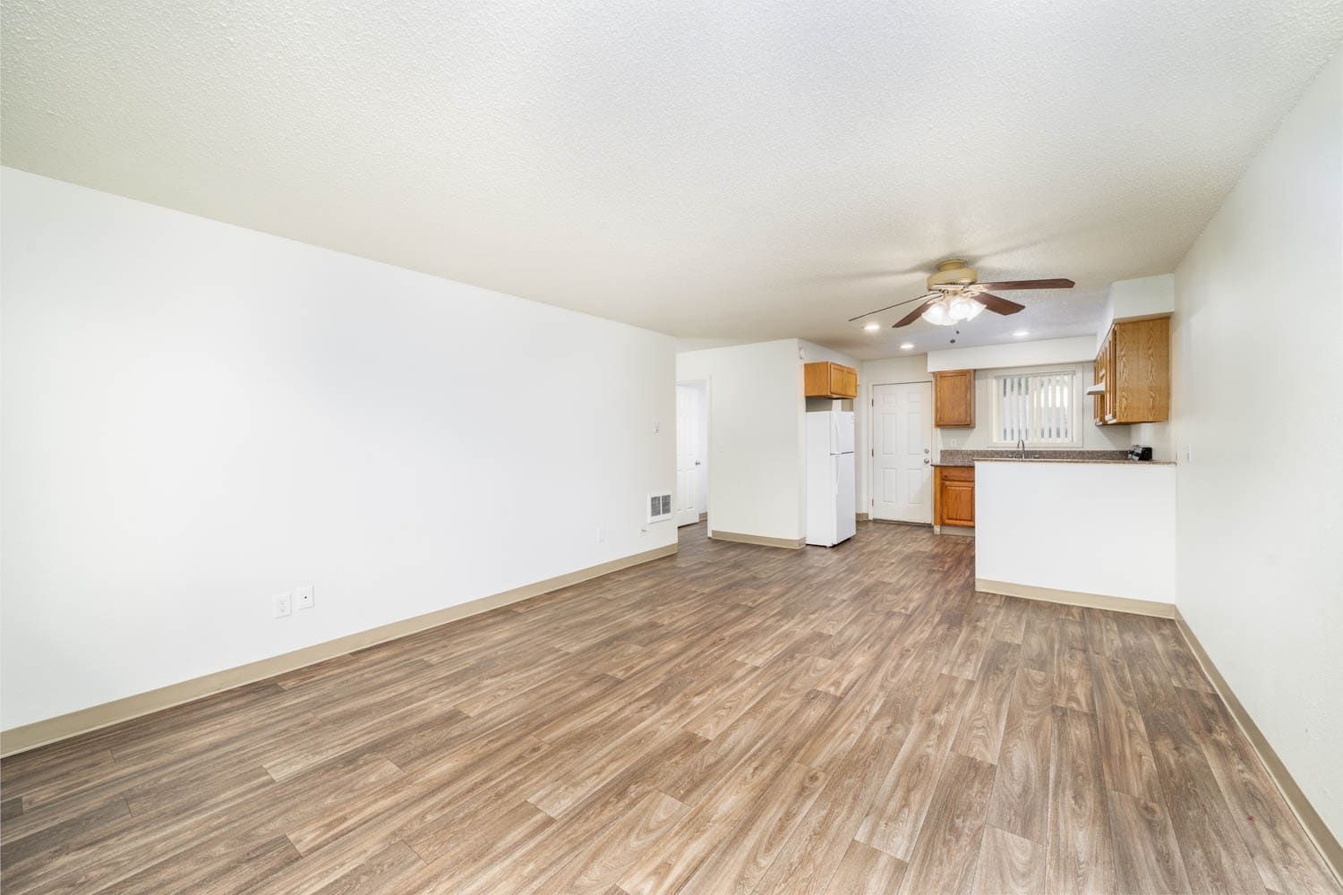 A photo of a unit in the Liberty Square apartment complex