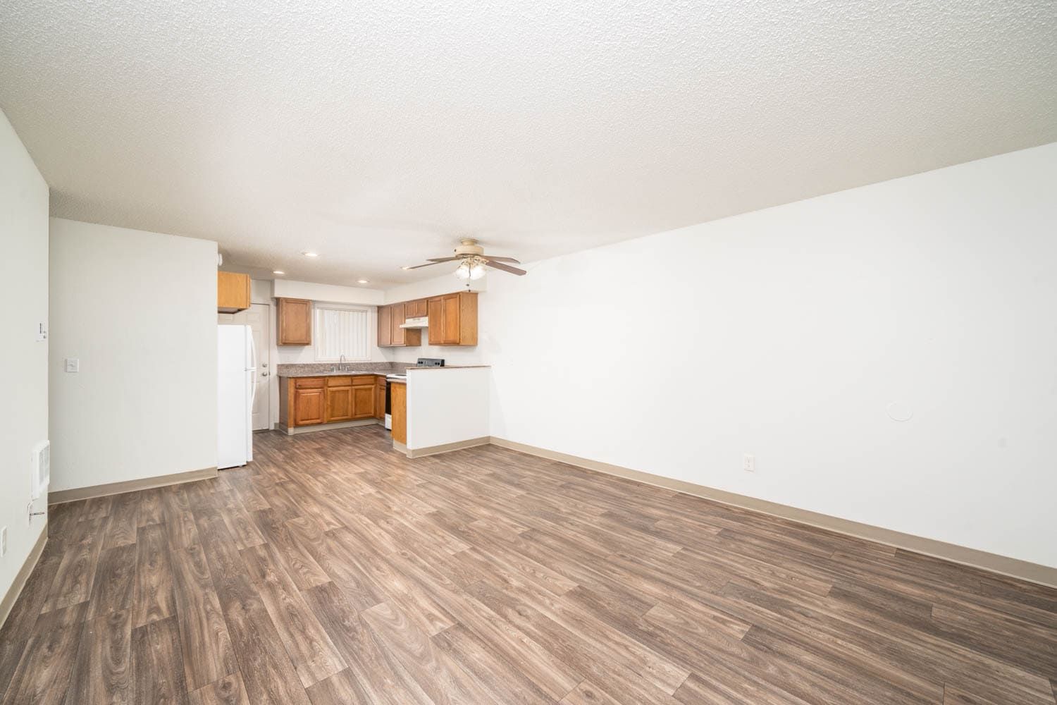 A photo of a unit in the Liberty Square apartment complex