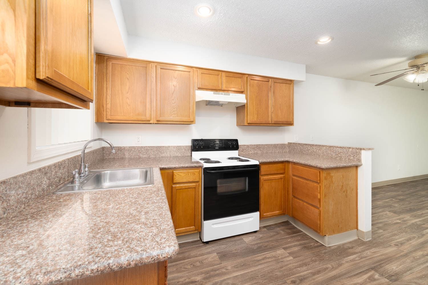 A photo of a unit in the Liberty Square apartment complex