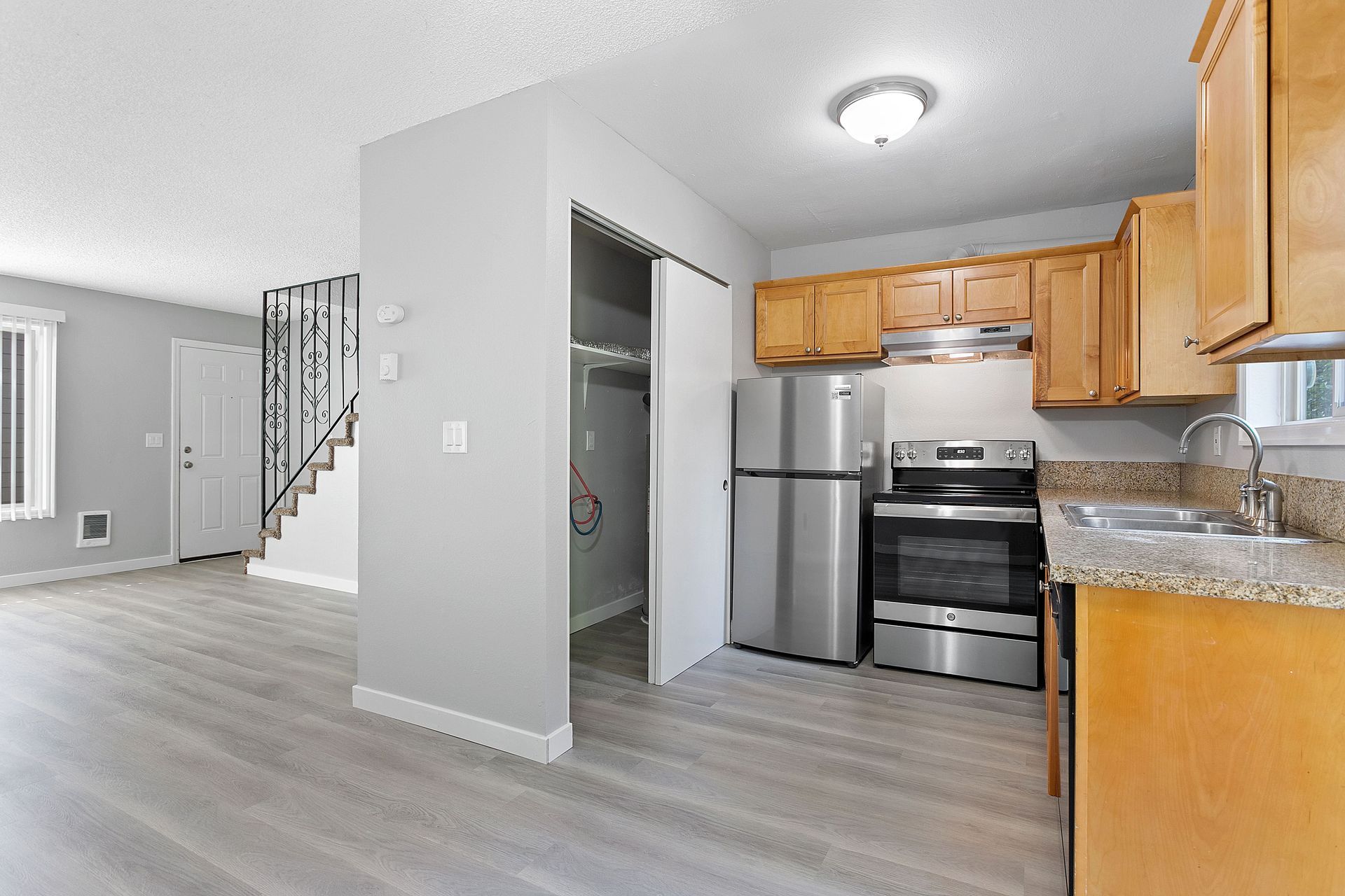 A photo of a unit in the Maple Grove Court apartments
