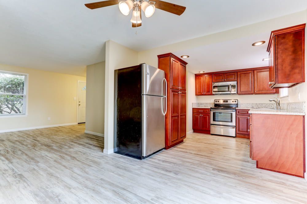 A photo of a unit at the Market Street Apartment complex
