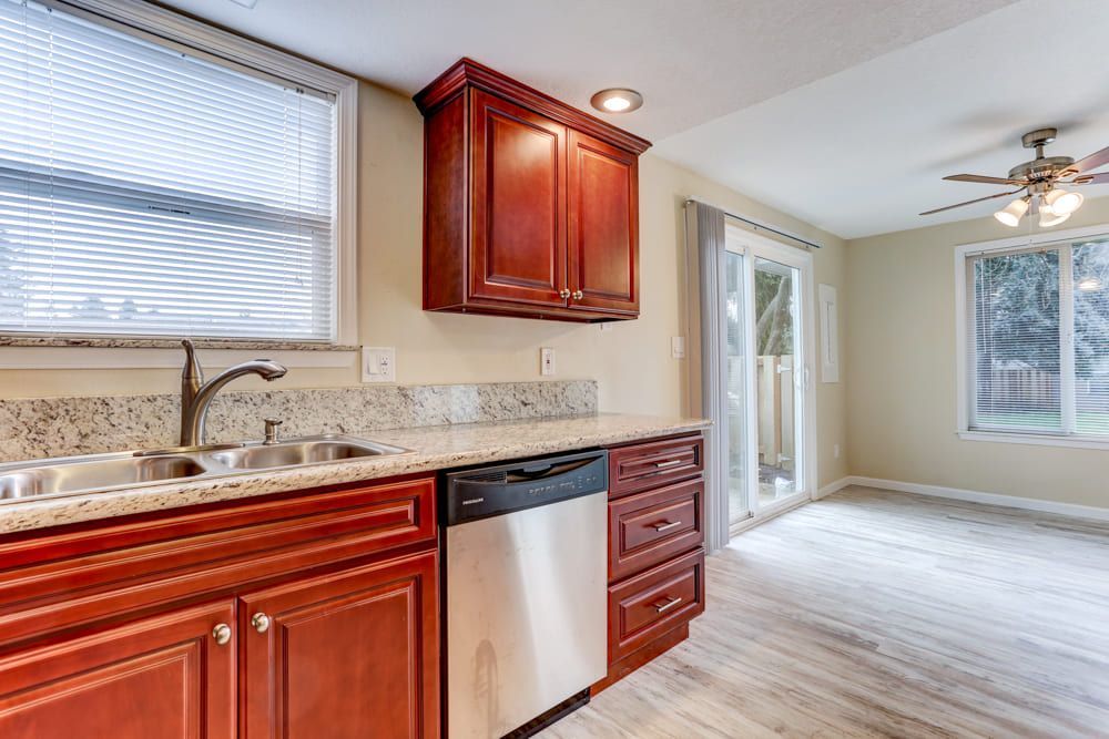 A photo of a unit at the Market Street Apartment complex