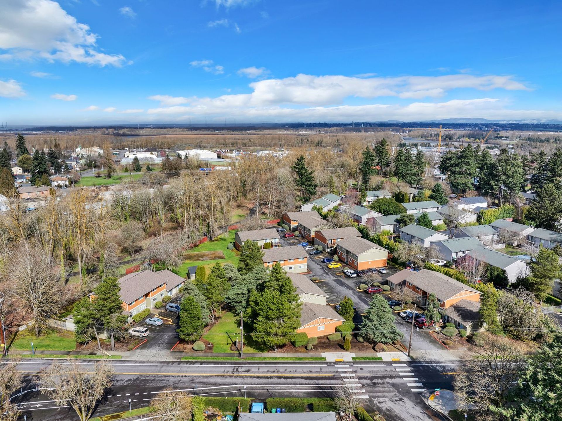 A photo of the Park Place apartment complex