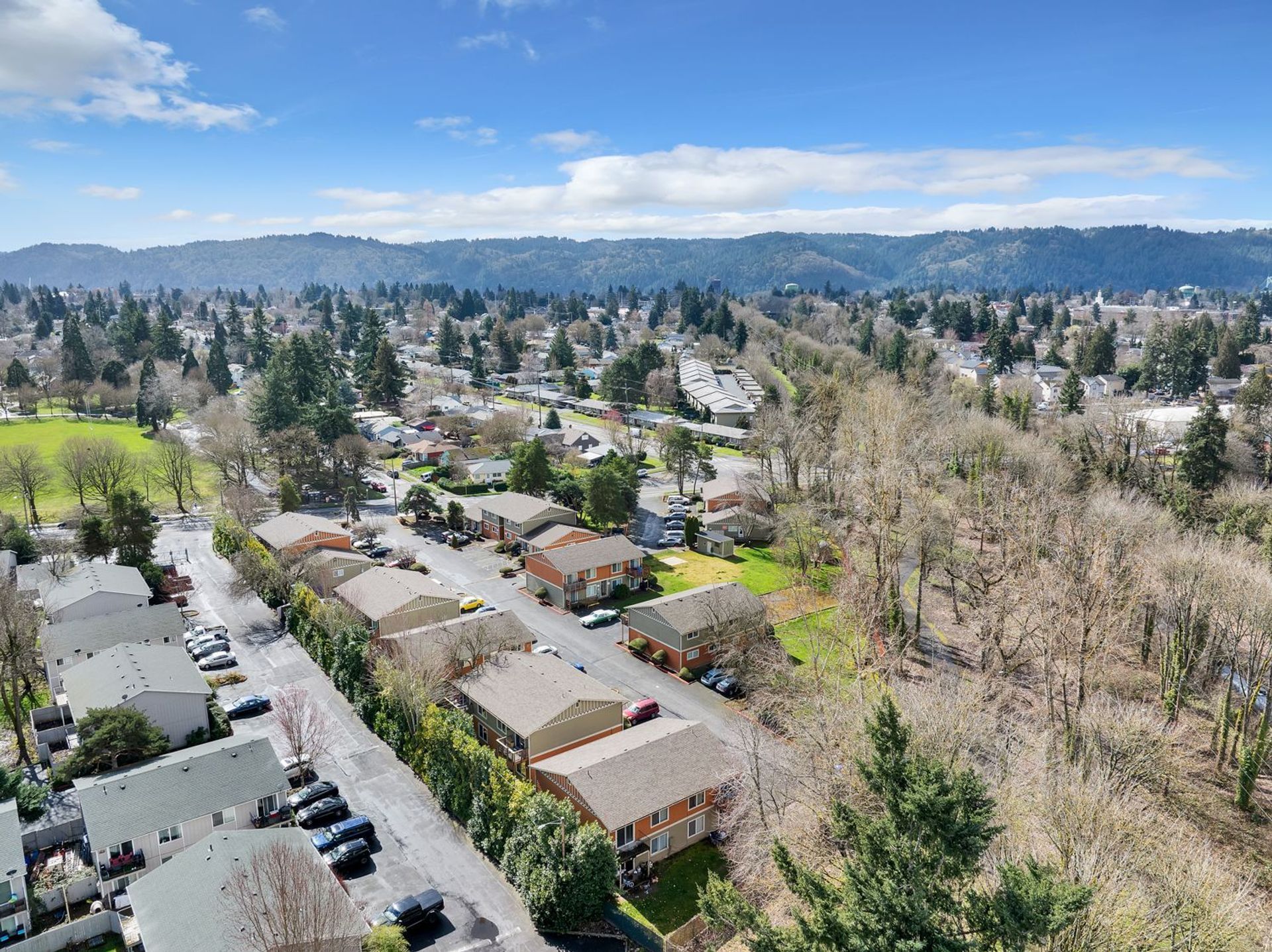 A photo of the Park Place apartment complex