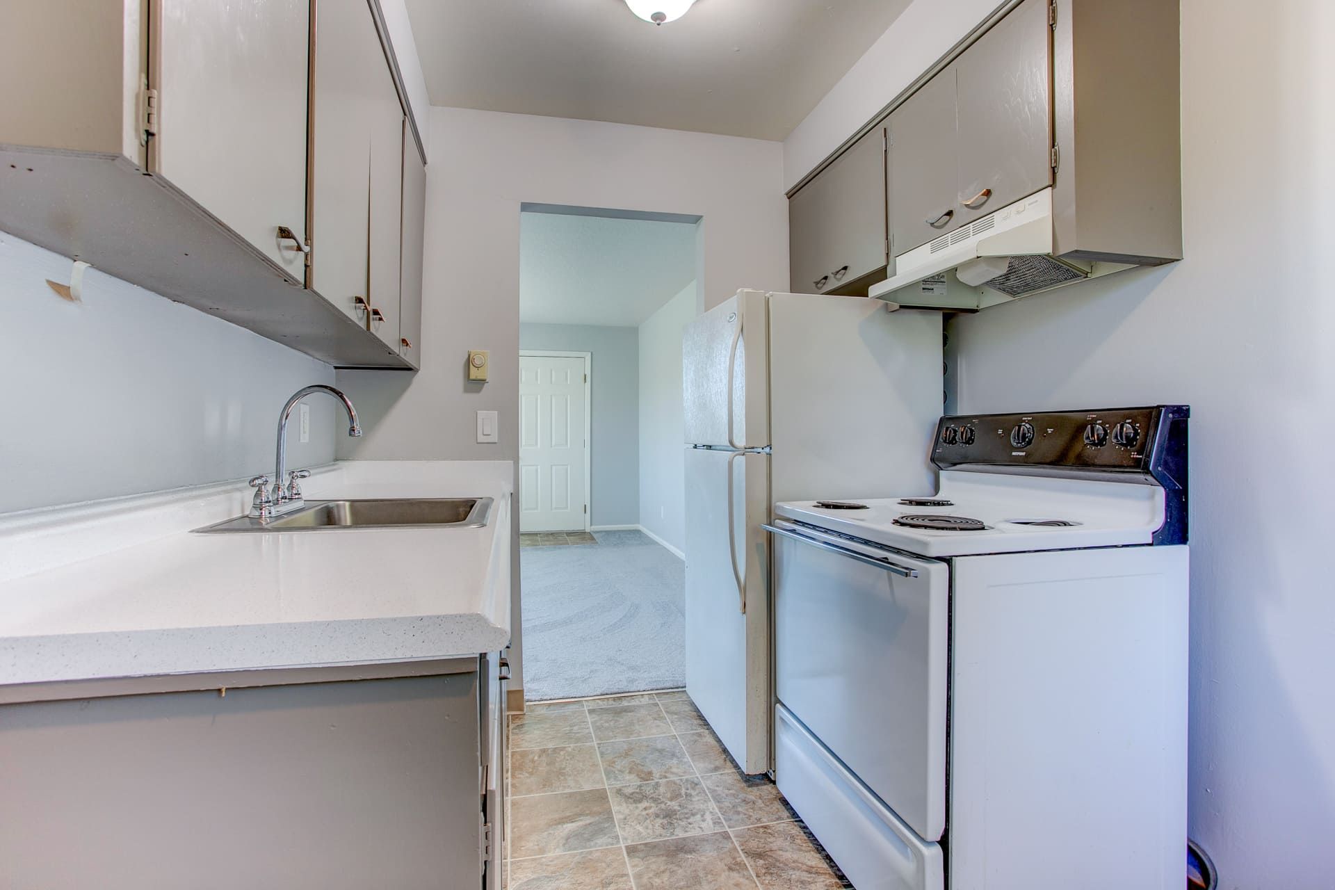 A photo of a unit in the Silver Creek Apartments