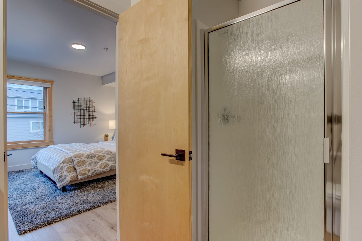 A photo of a unit in the Garthwick apartment