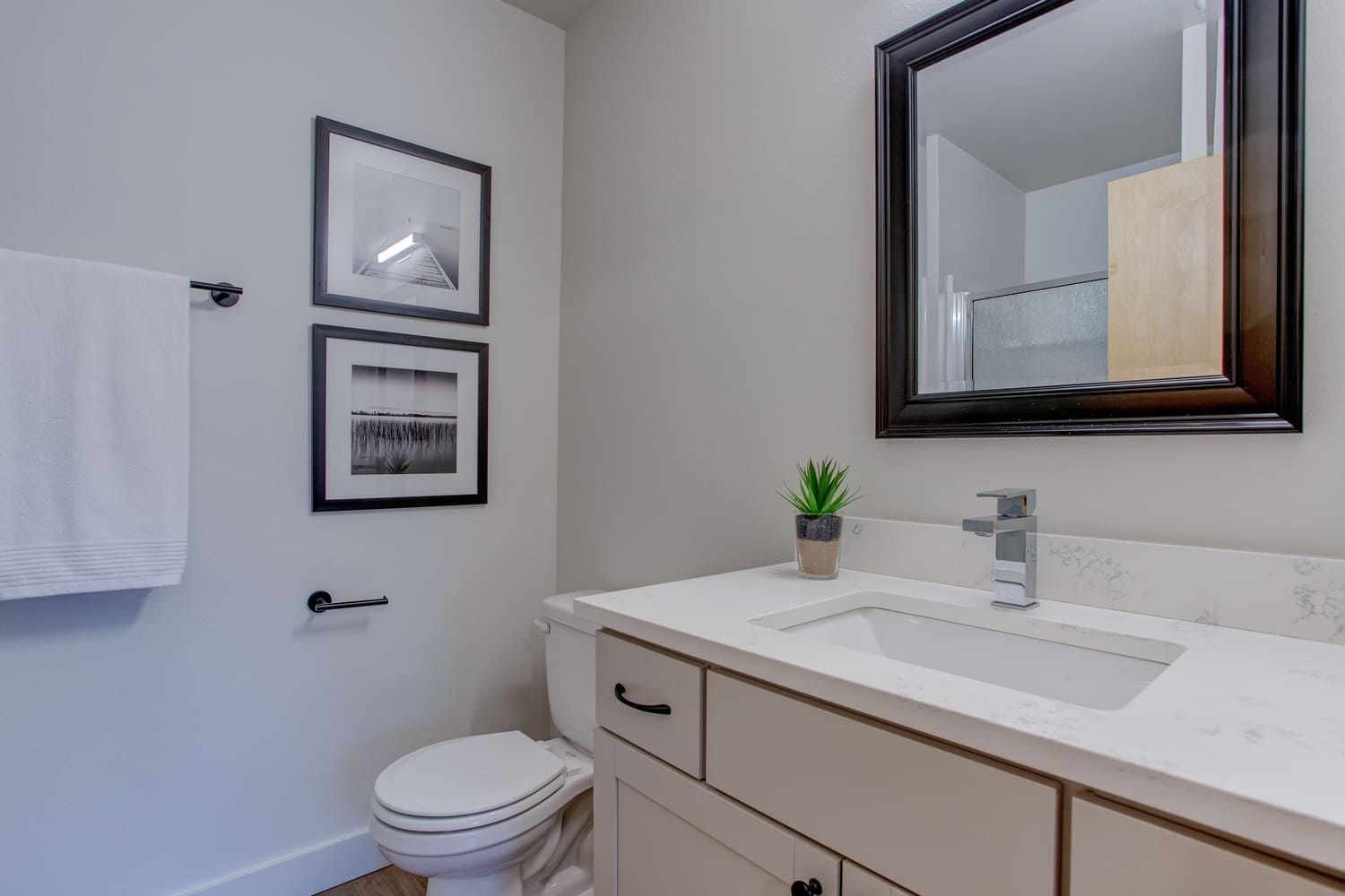 A photo of a unit in the Garthwick apartment