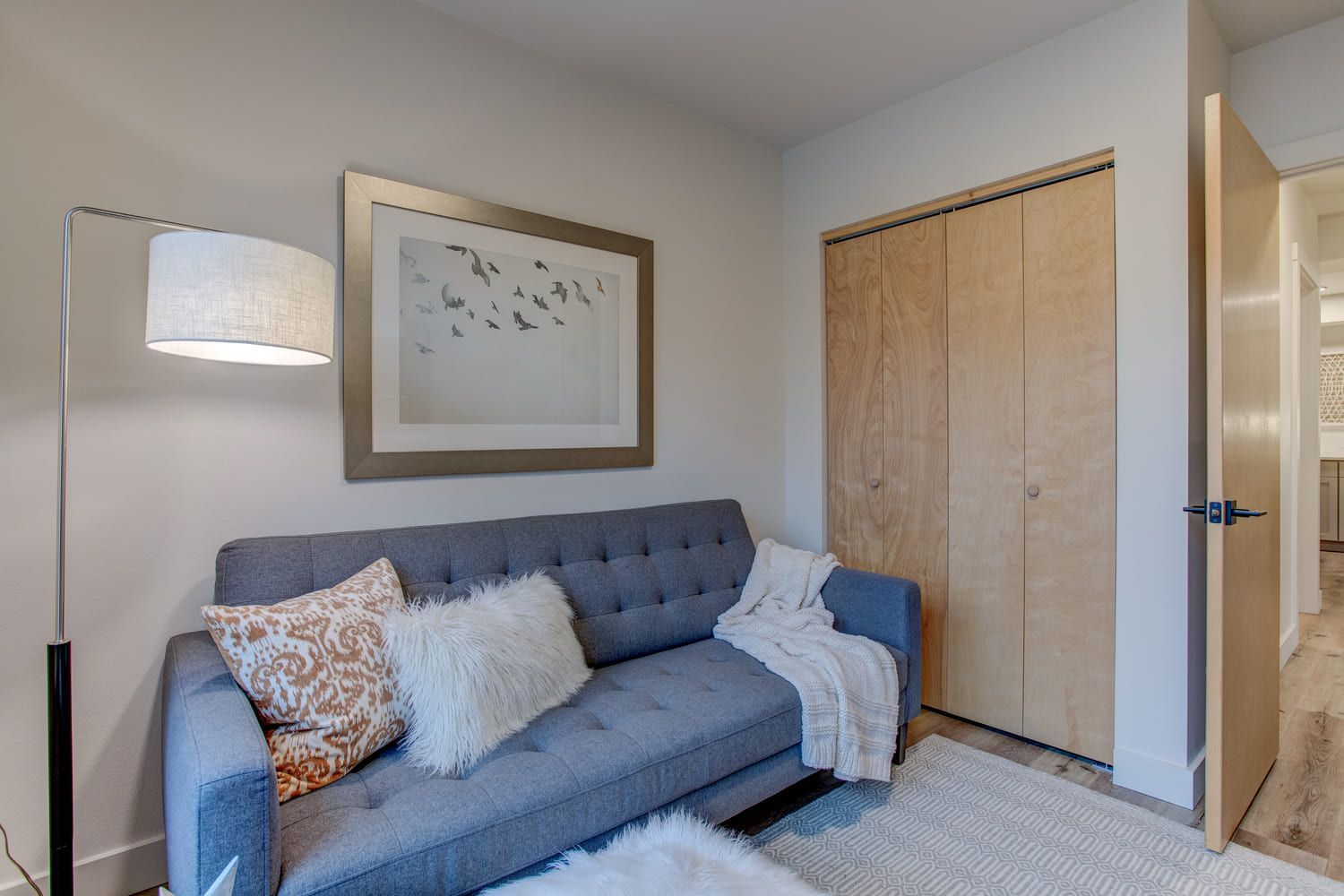 A photo of a unit in the Garthwick apartment