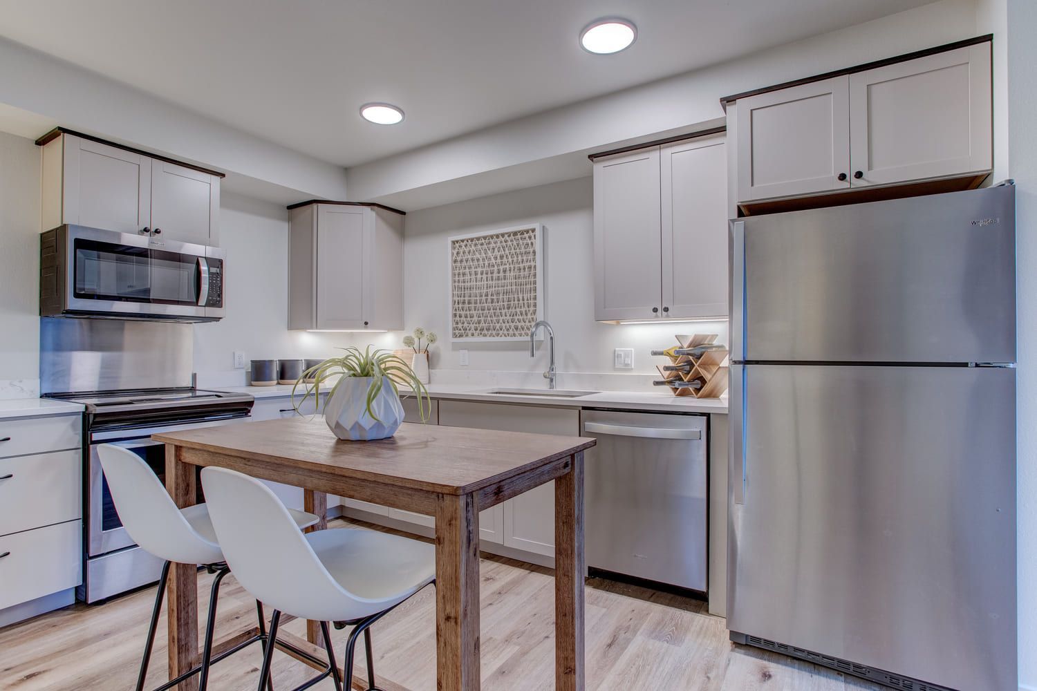 A photo of a unit in the Garthwick apartment