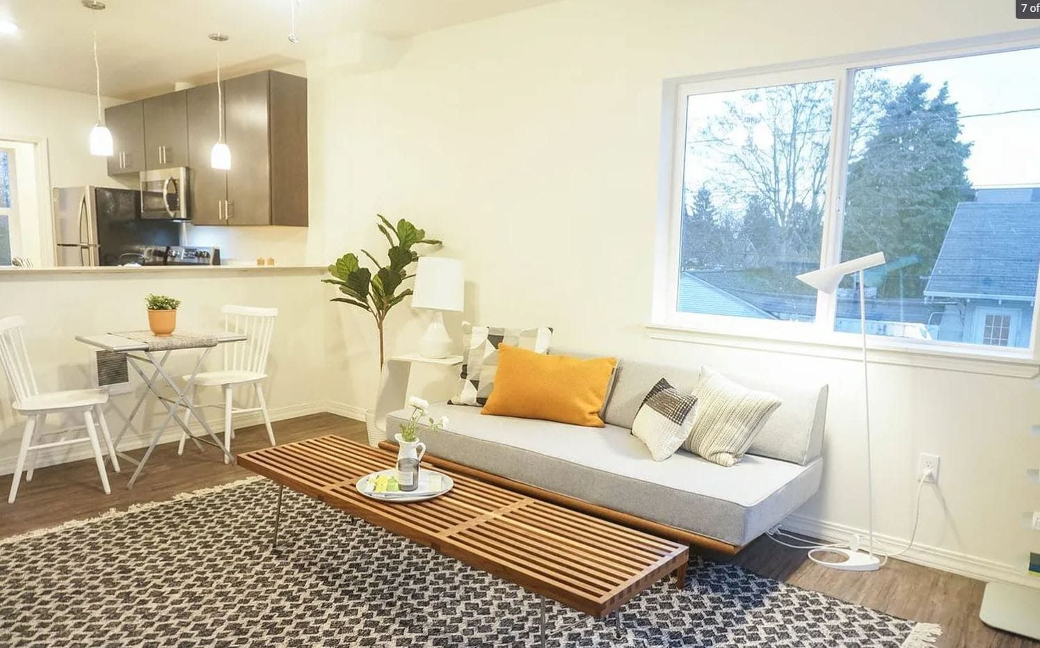 A photo of the apartments at the Woodstock