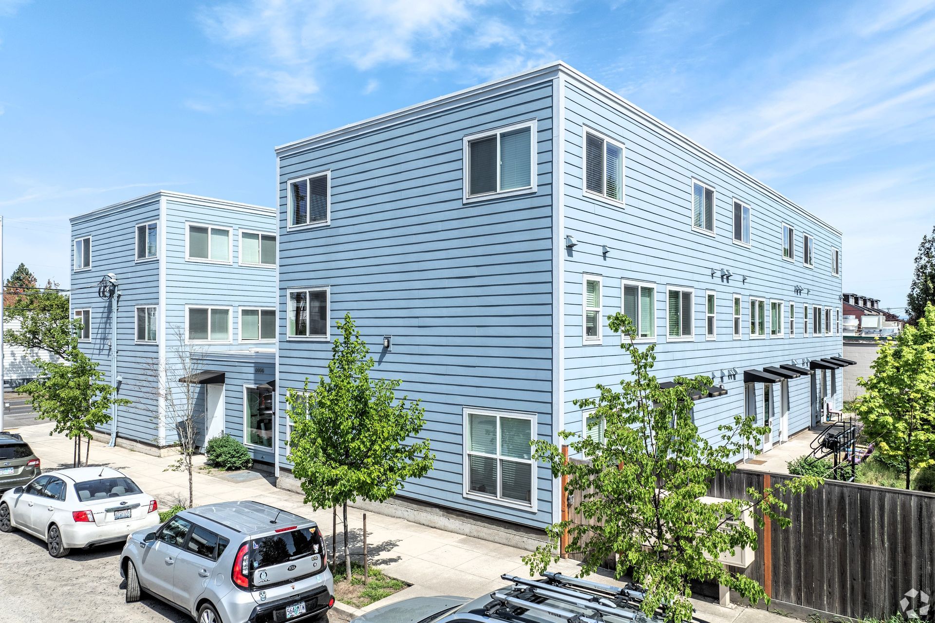 A photo of the apartments at the Woodstock
