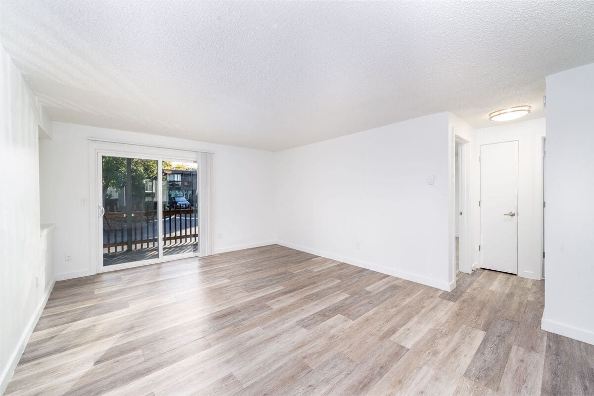 A photo of the interior of a unit at the York apartment
