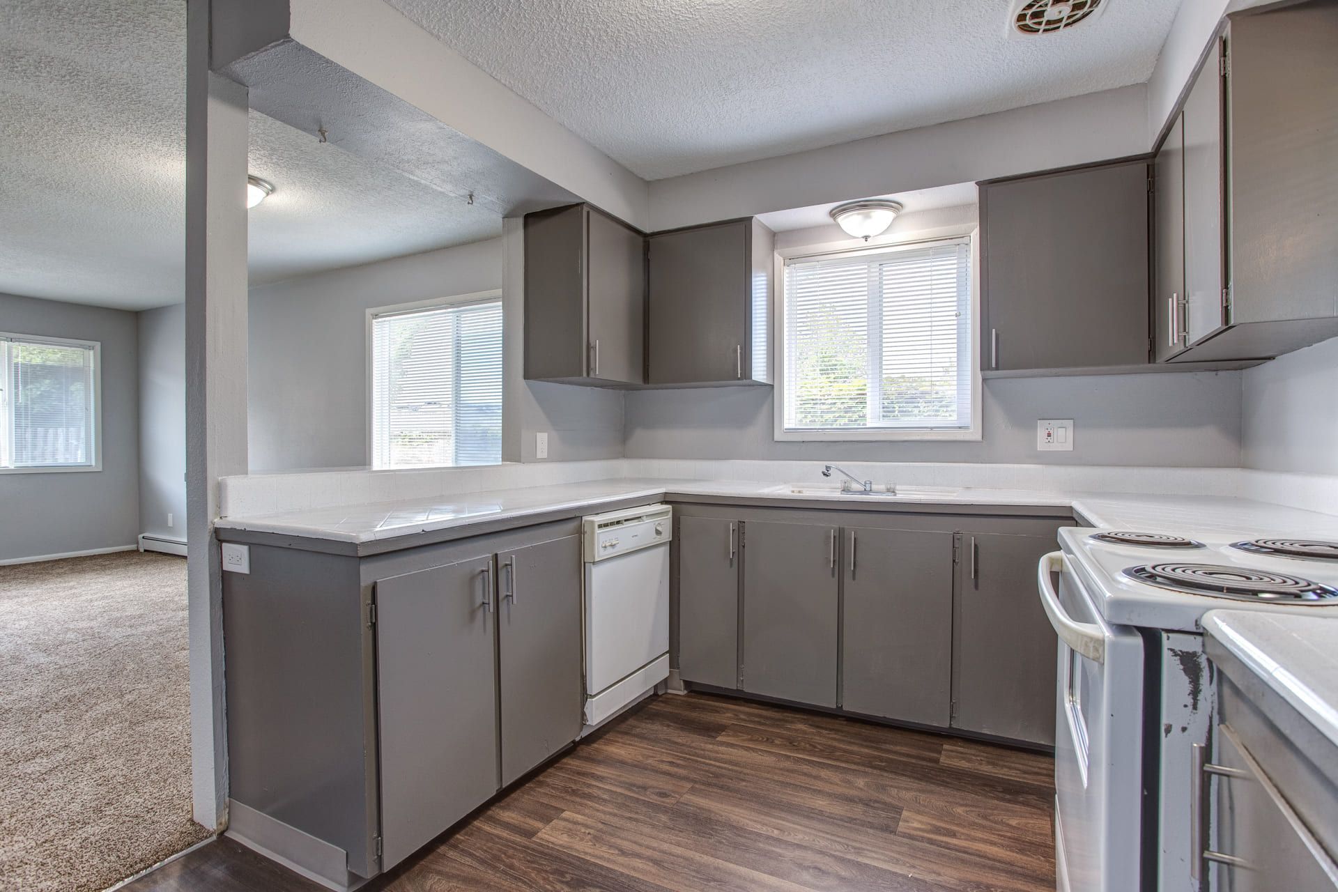 A photo of the apartments at the Tyee apartment complex