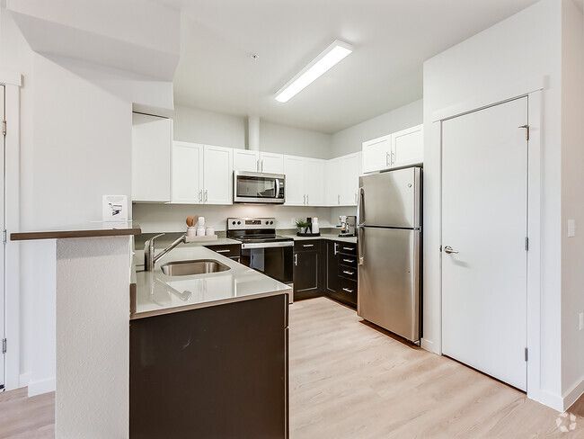 A photo of the apartments at the Wygant apartment complex