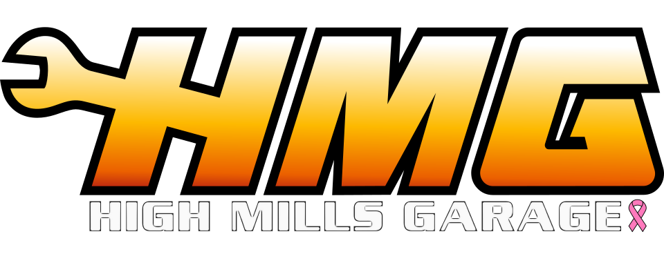 Logo for Demo Auto Repair: text with a gear icon, red and navy colors.