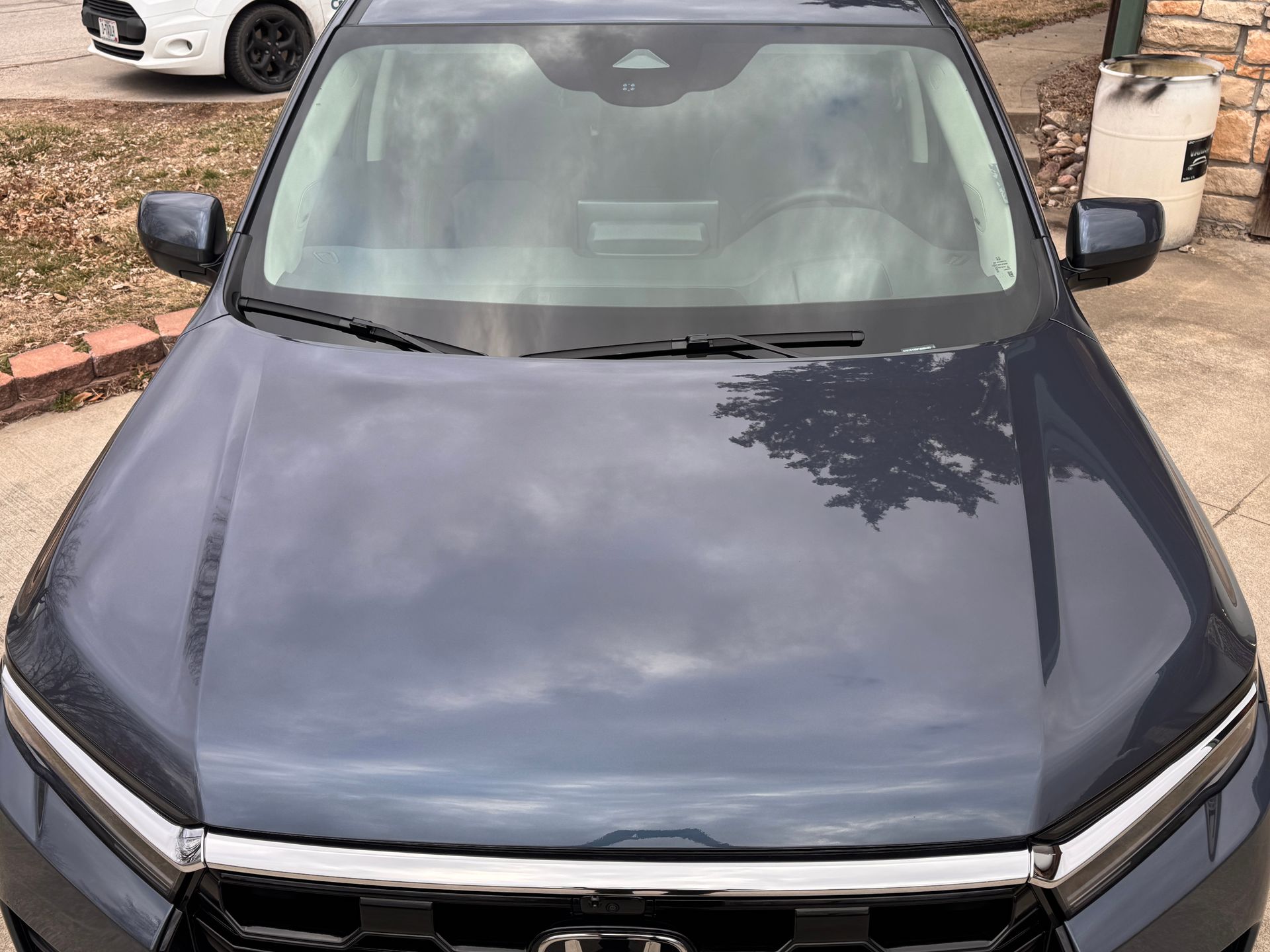 Honda CR-V with partial-front paint protection film installed by Kearney Auto Restyling in Kearney, 