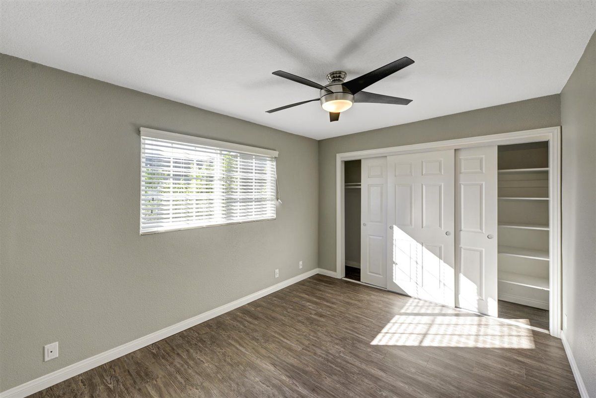 Updated apartment bedroom