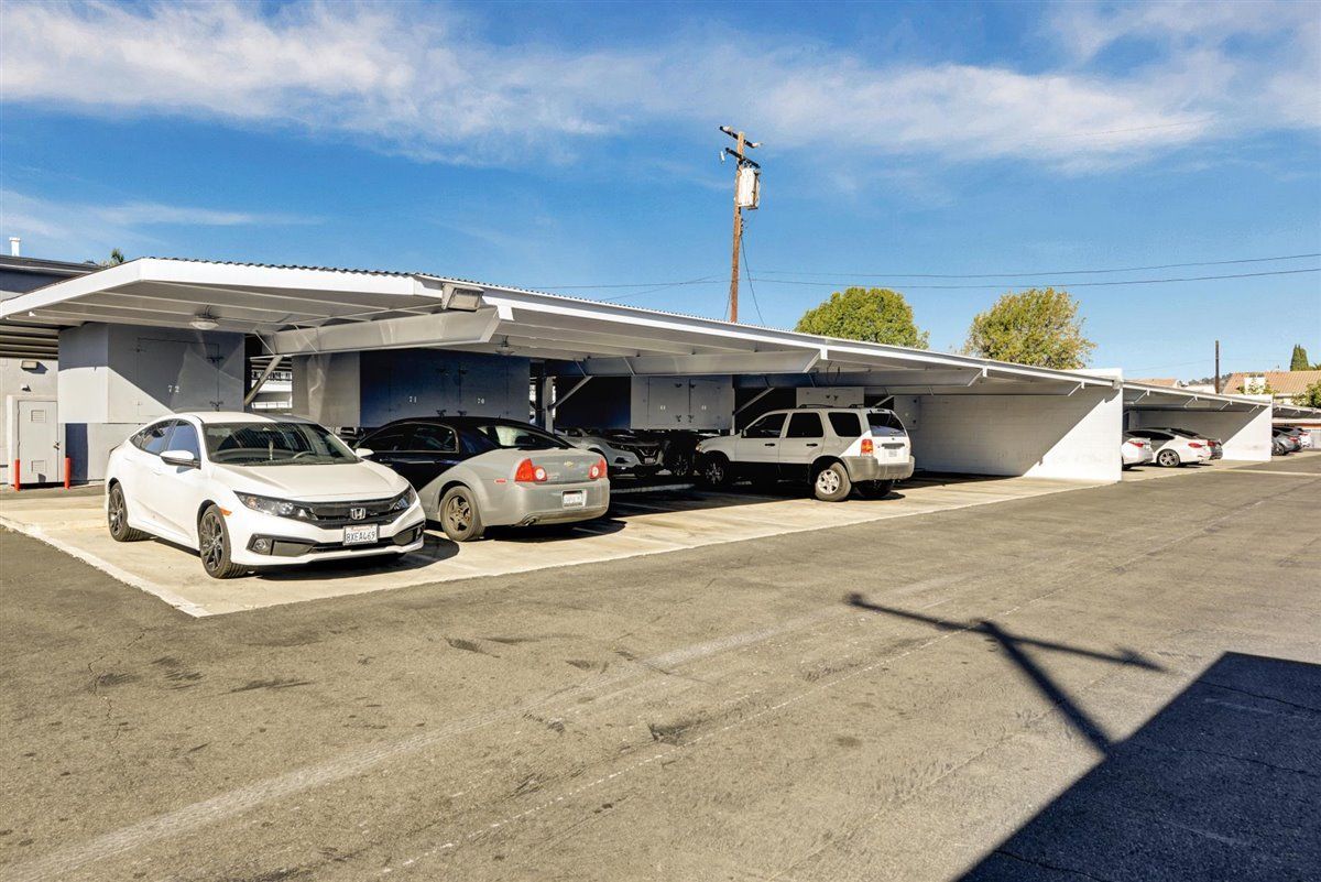 community parking area