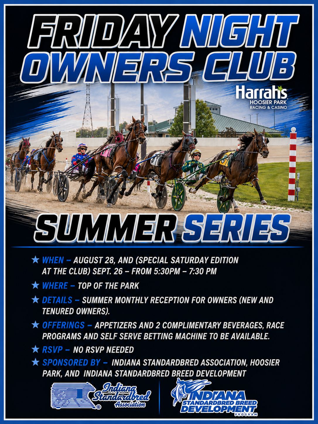 Indiana Harness Upcoming Event