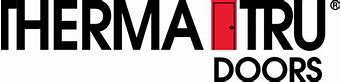 Therma-Tru Doors logo with the brand name in black and a red door graphic.