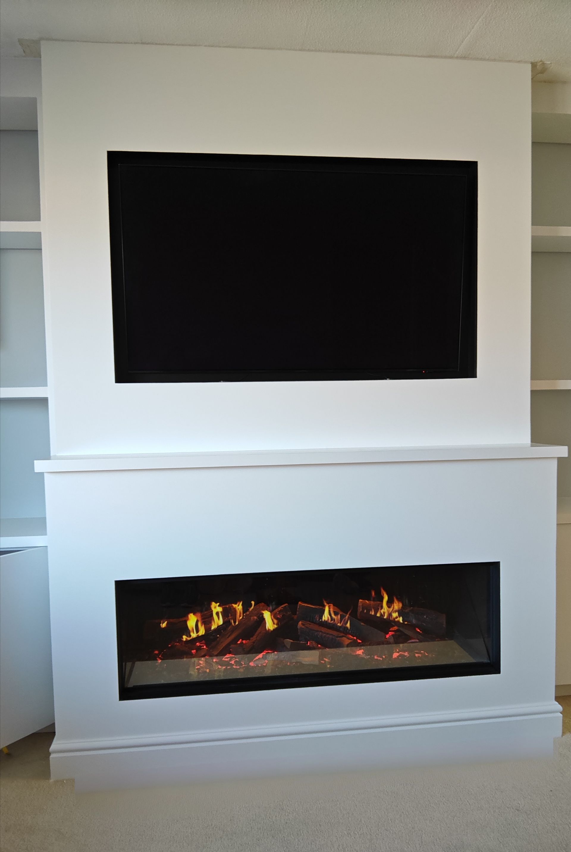 visions fires solus ix13 electric fire with truburn technology