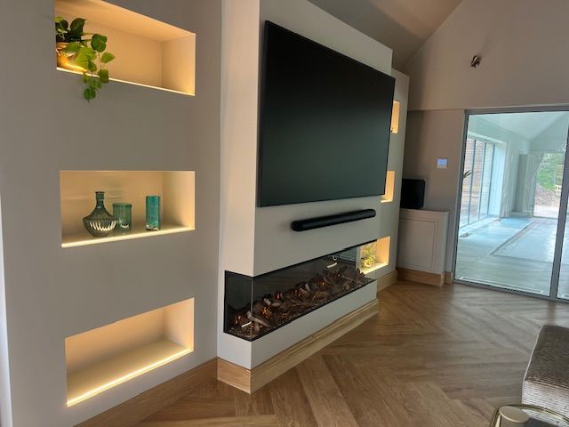 new forest 1900 electric fire side view