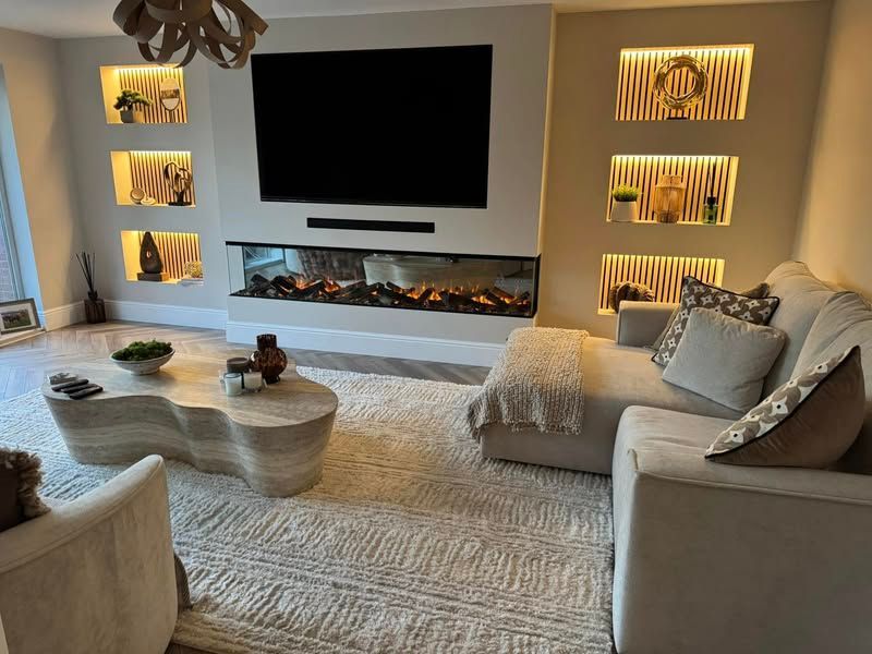 British Fires 2400 Deluxe Media Wall Electric Fire