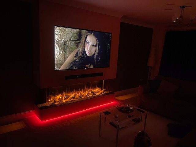 new forest 1600 black edition in a media wall