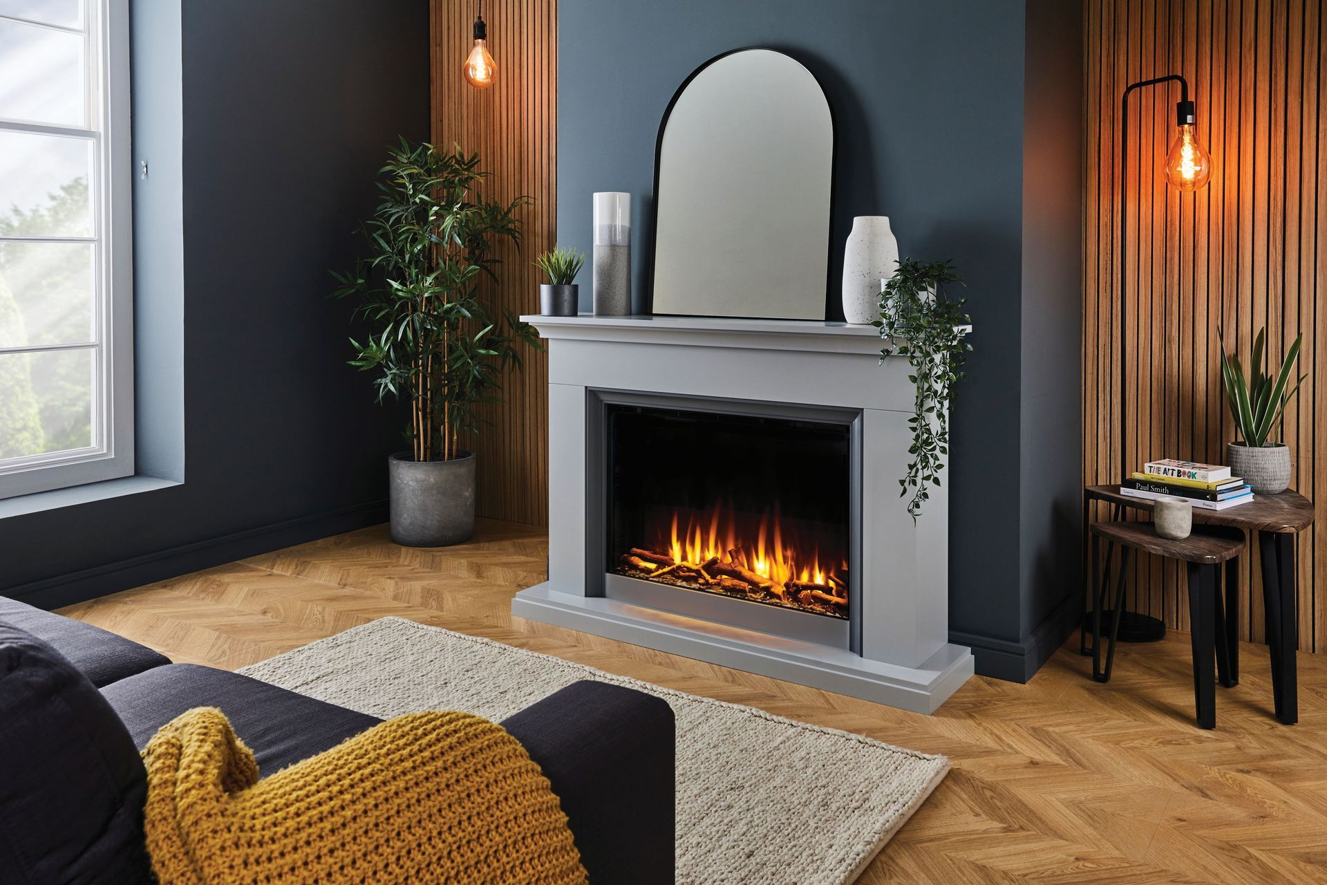 katell amalfi electric fire suite