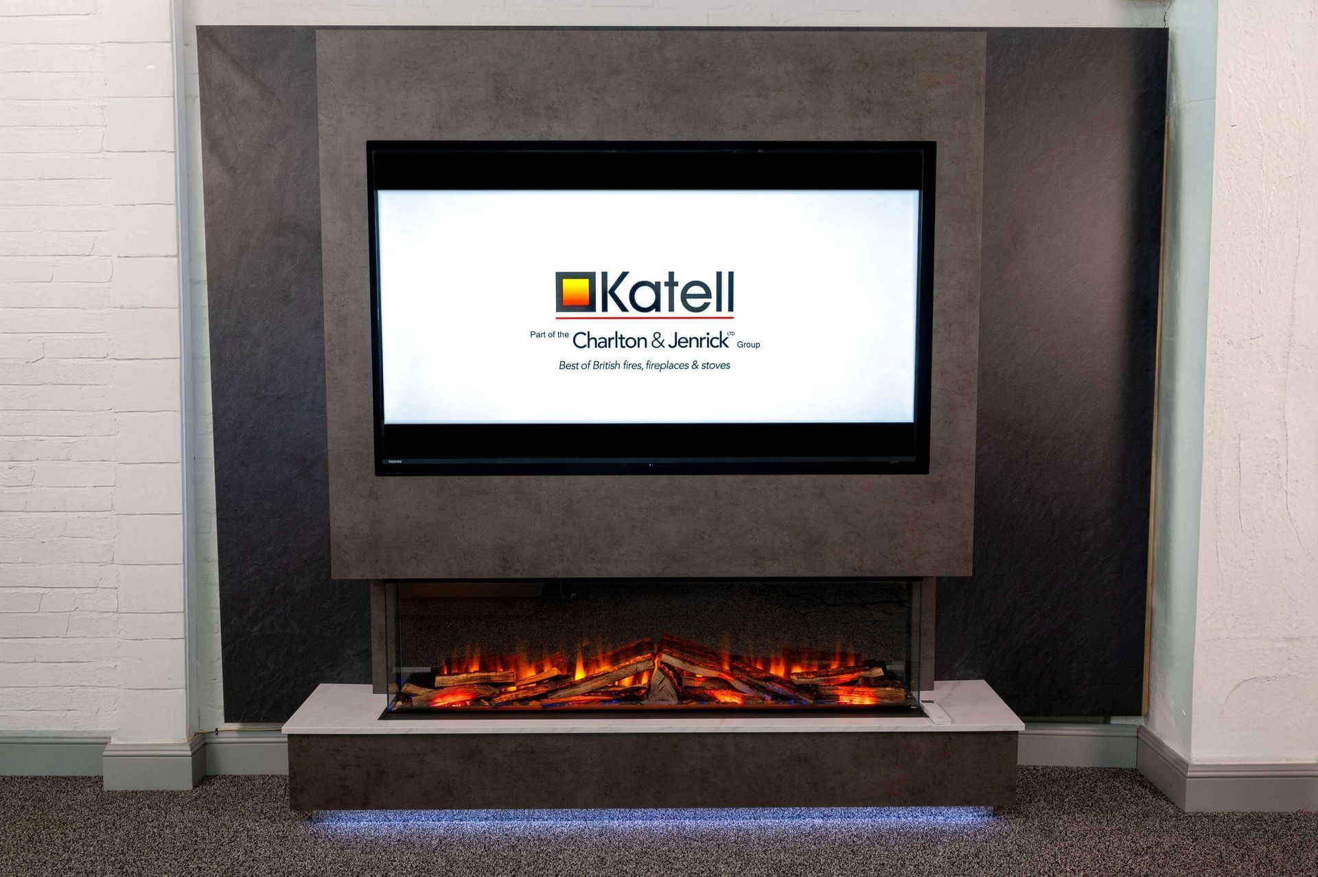 katell italia eco fireplace aprila deep media wall