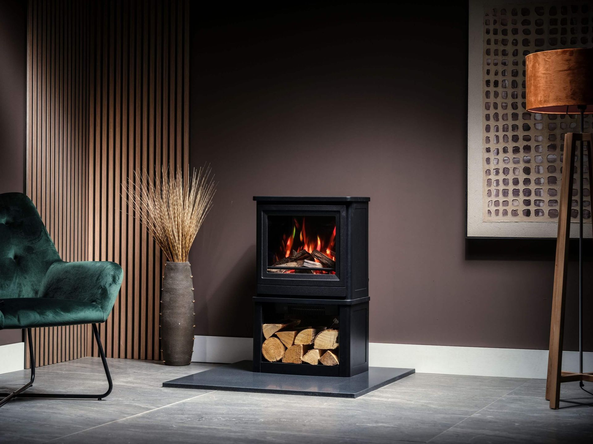 Vision Fires Solus horizon stove