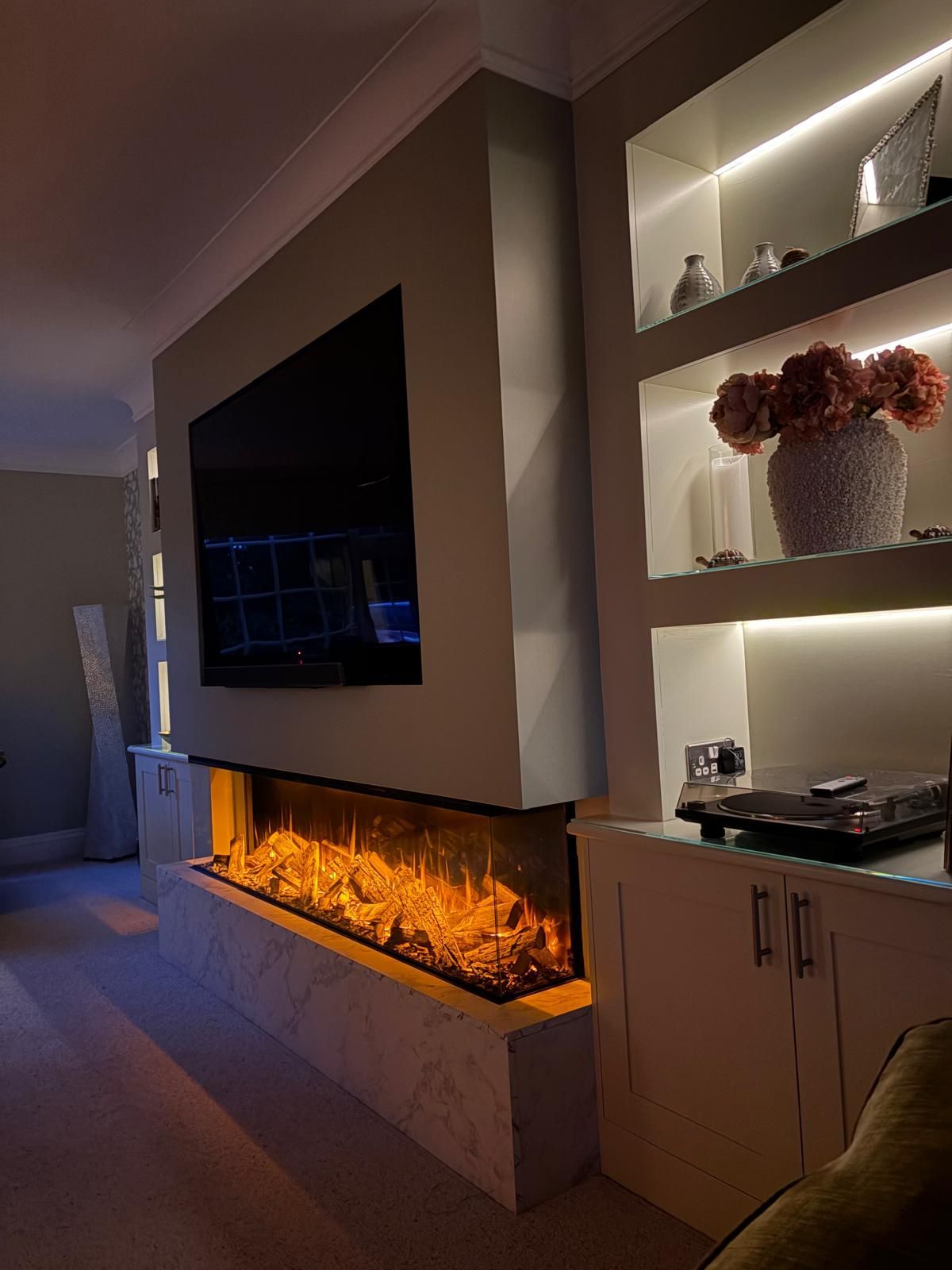 new forest 1900 electric fire 3 sided