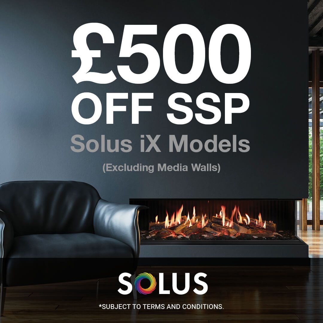 Vision Fires Solus iX15 in false chimney