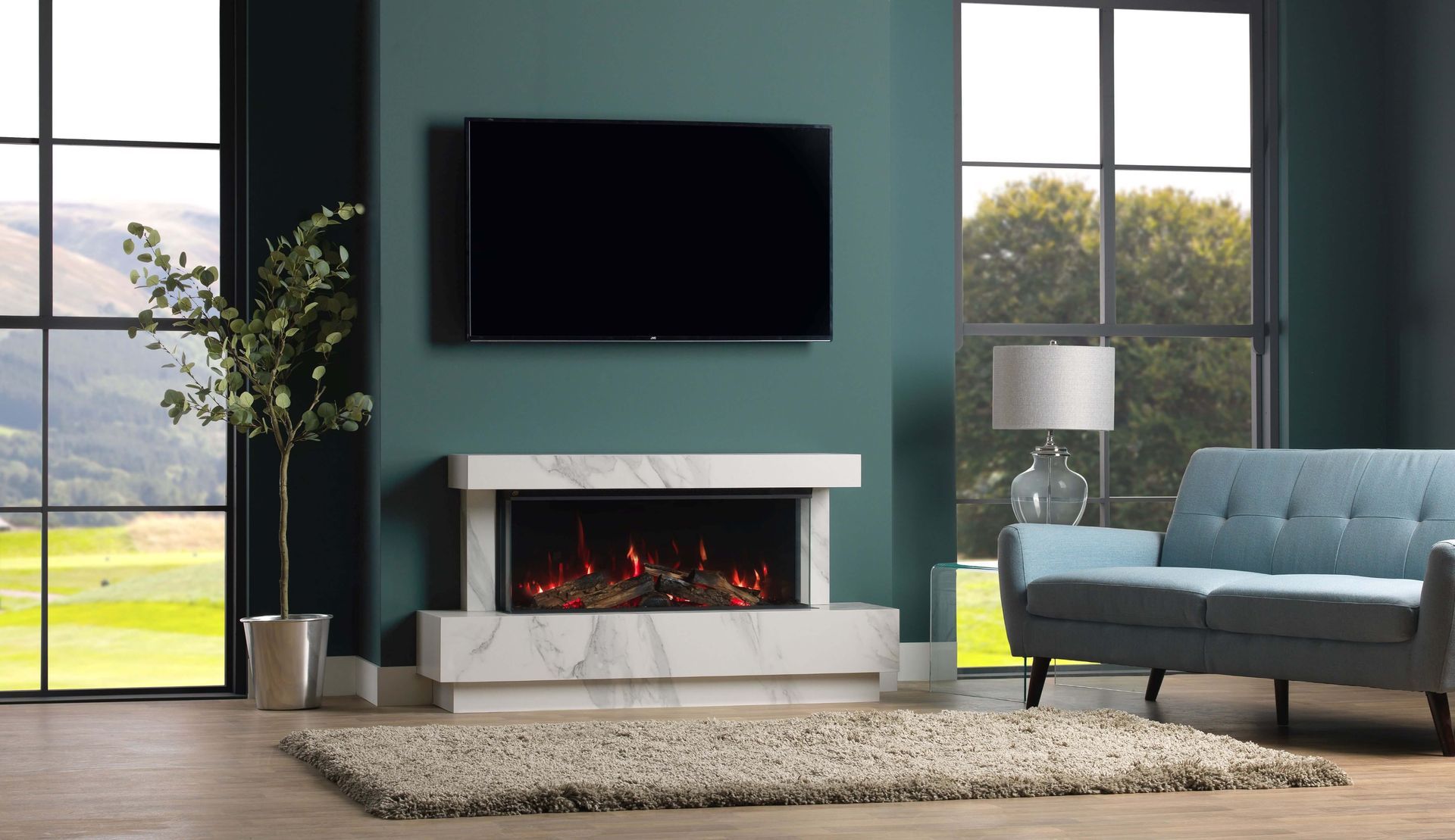 Vision Fires Solus vs100 zenith calacatta suite