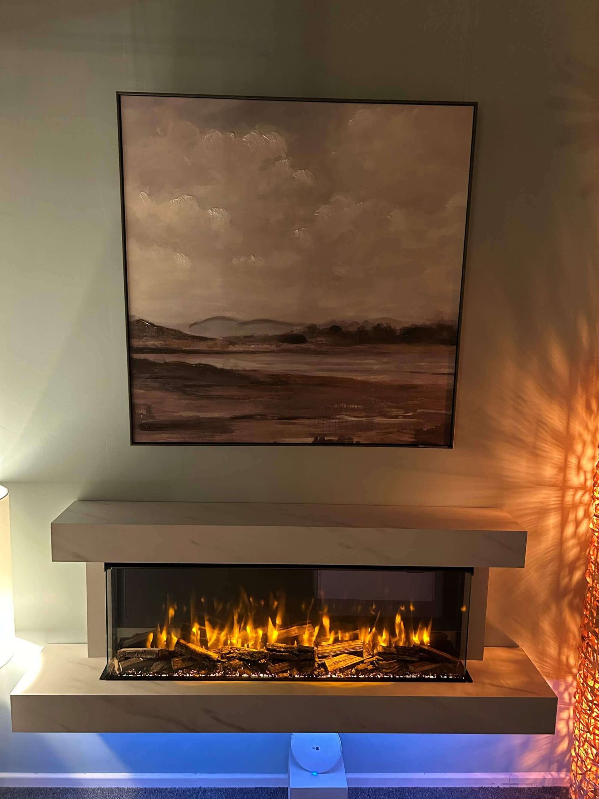cento slimline on display at media wall fires in alcester warwickshire