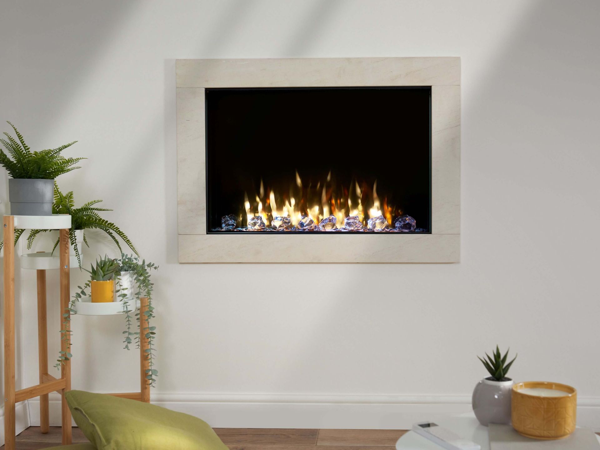 Charlton & Jenrick i790e Slimline shwon in fireplace