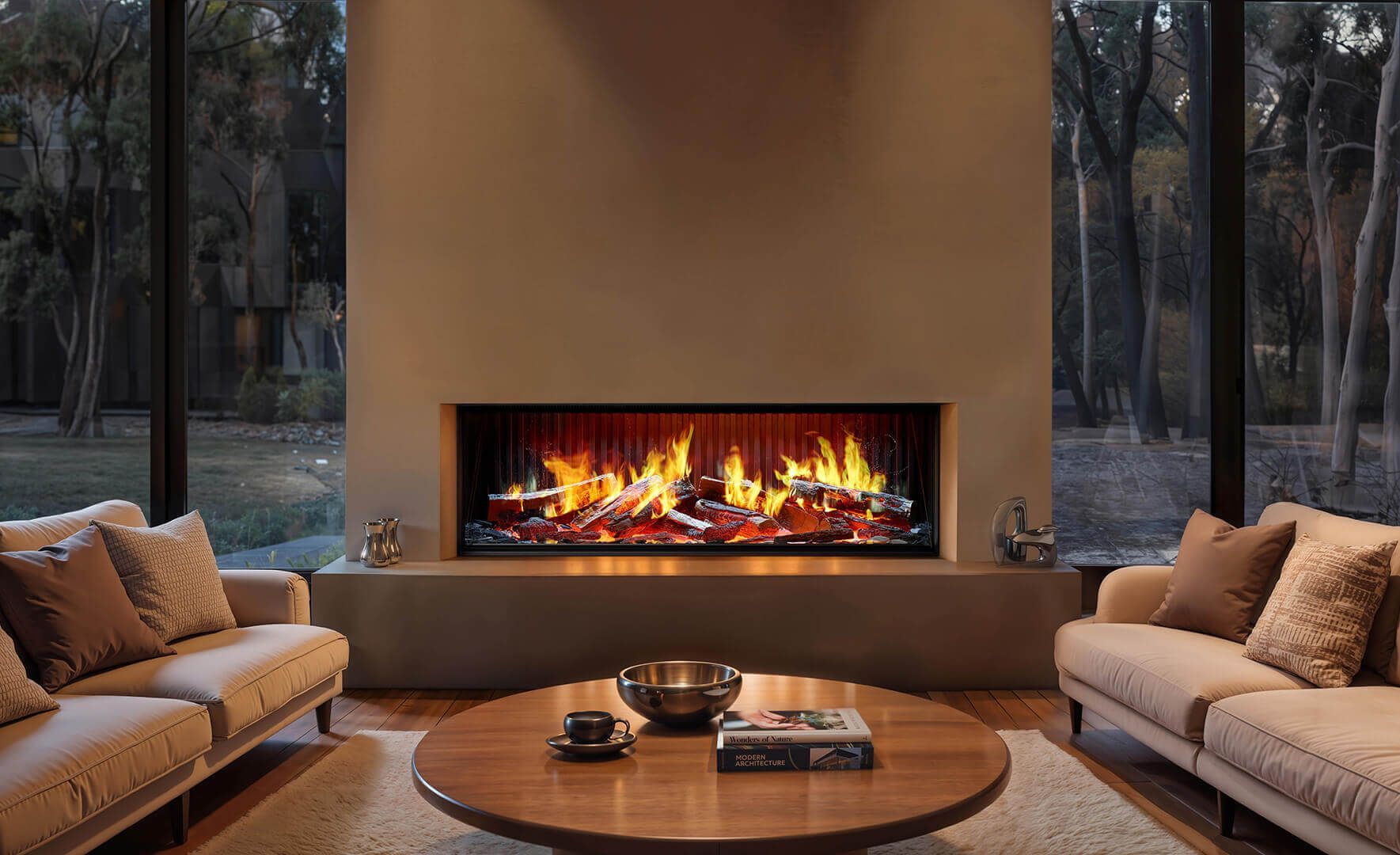 Vision Fires Solus iX13, realistic flames