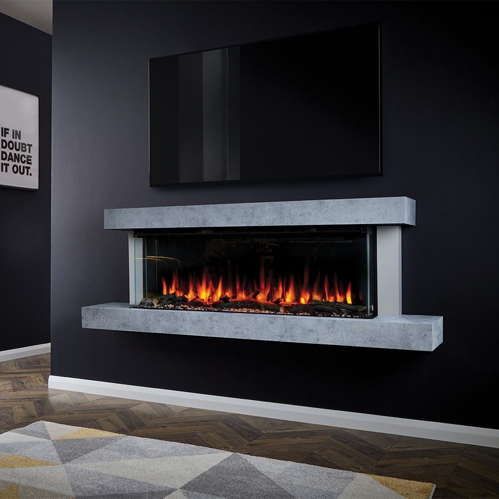 katell cento slimline media wall fires