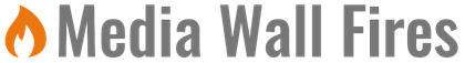 media wall fires logo in grey