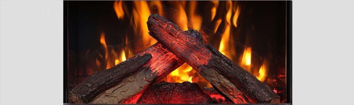 Vision Fires Solus vs75 real log set coppice