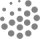 A gray polka dot pattern on a white background.