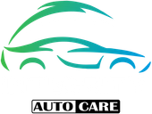 A logo for integrity auto care with a car on it