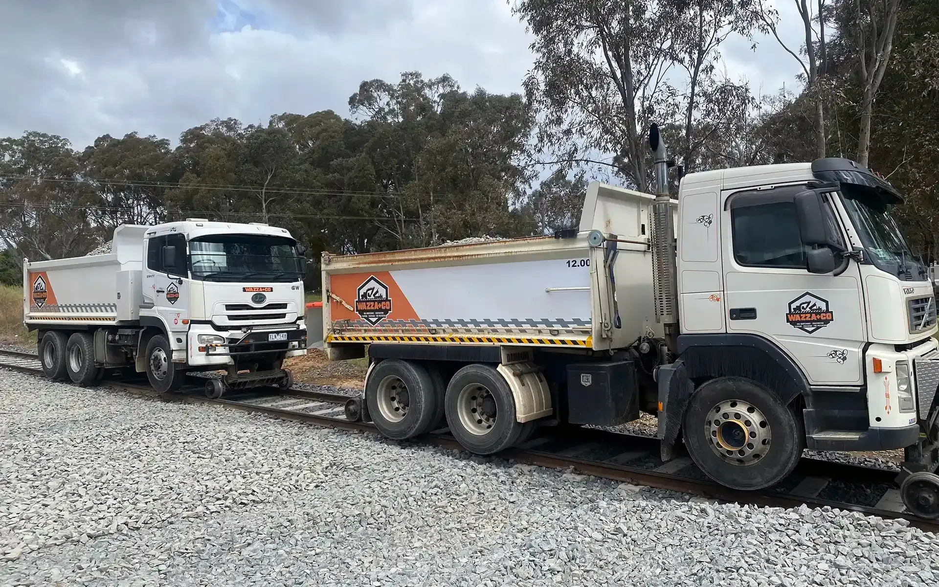 WazzaCo Rail Maintenance Trucks